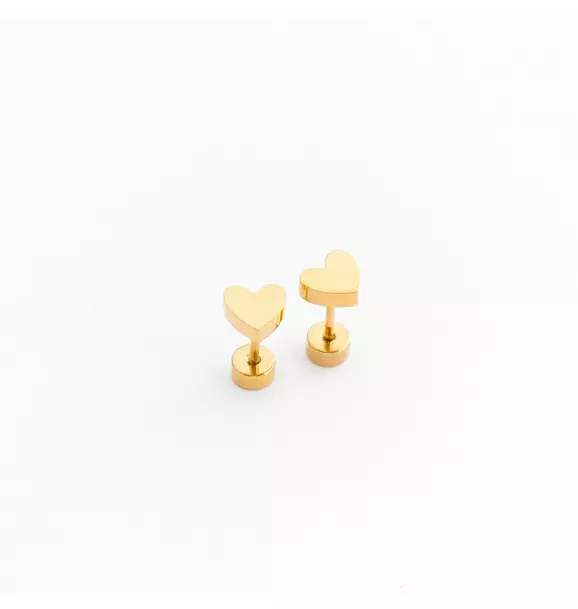 Heart Stud Earrings