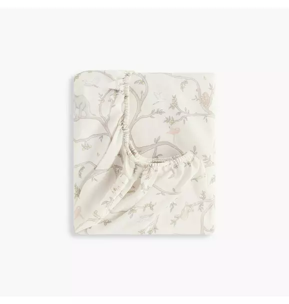 Animal Parade Changing Pad Cover - Ivory