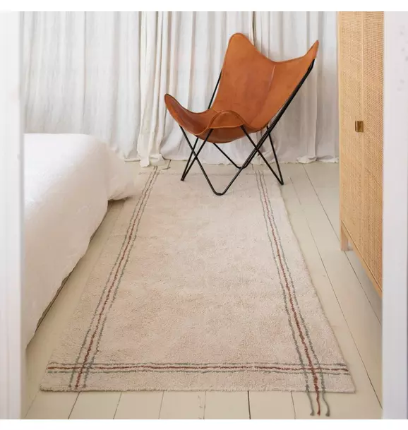 Washable Runner Rug Cuisine Natural