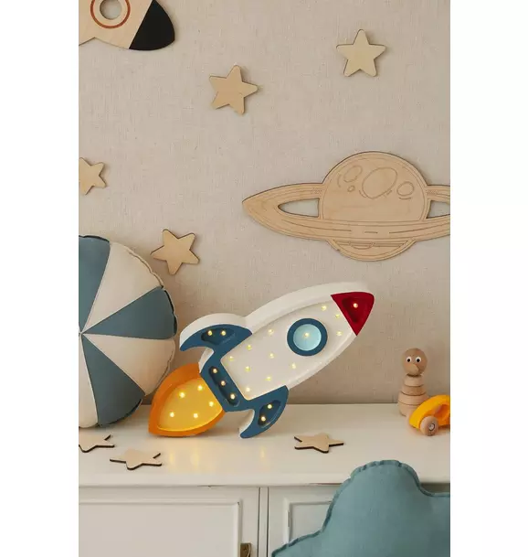 Rocket Ship Lamp
