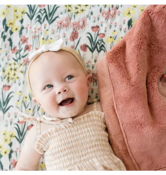 Cotton Muslin Crib Sheet By Hope Roadside