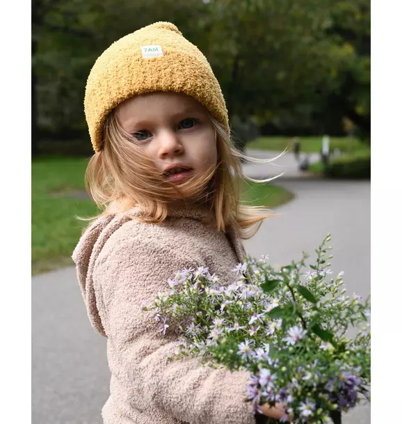 Hooded Cardigan Fuzzy - Pecan