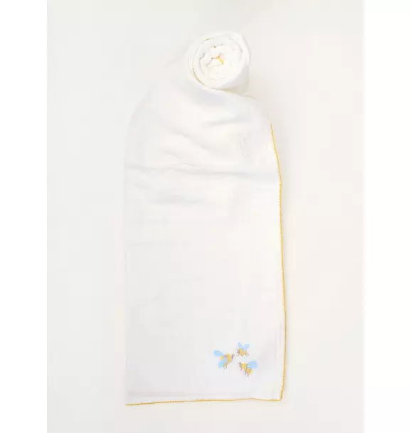 Bumblebee Embroidered Shawl Blanket