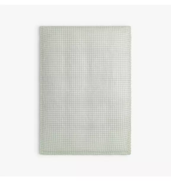 Picnic Gingham Toddler Duvet Set- Green