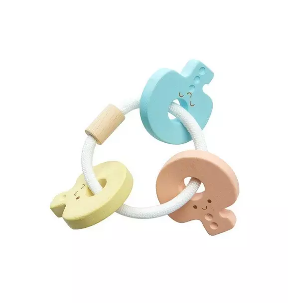 Baby Key Rattle - Pastel