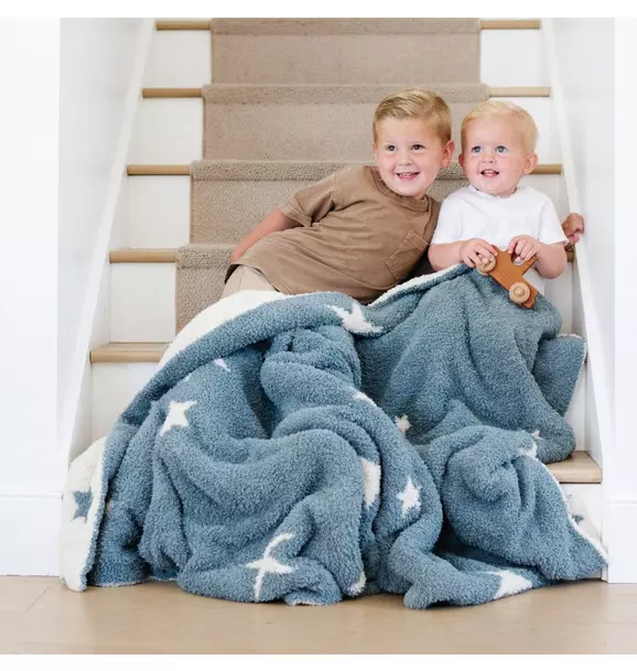 Double Layer Bamboni Blanket in Nightfall