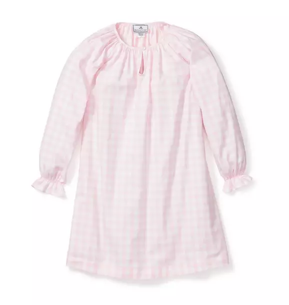 Pink Gingham Delphine Nightgown