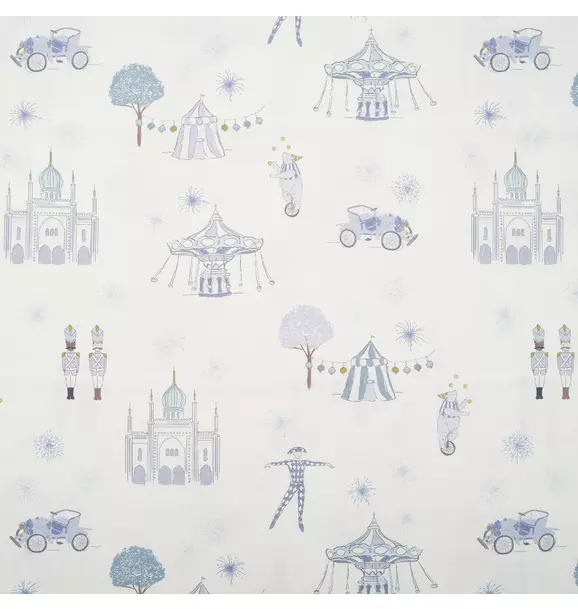 Adventures in Wonderland Swaddle - Aqua