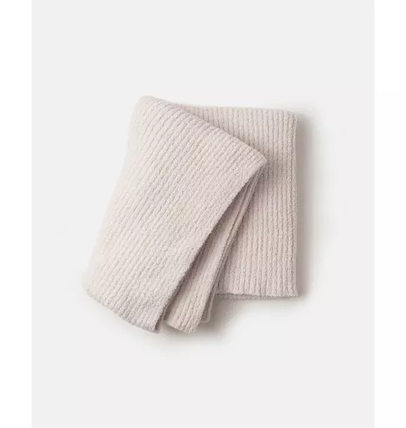 Ribbed Blanket Fuzzy - Ecru