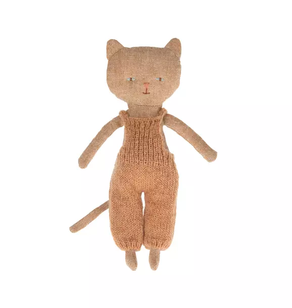 Kitten in Overalls - Ginger