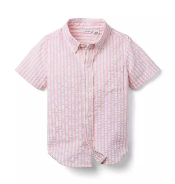 Striped Seersucker Shirt