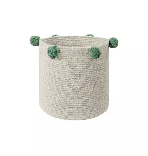 Basket Bubbly Natural-Green