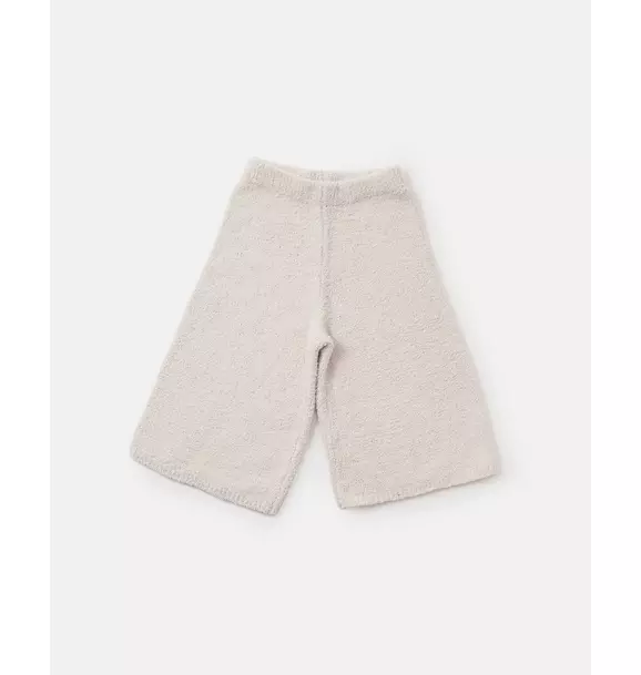 Wide Pants Fuzzy - Ecru
