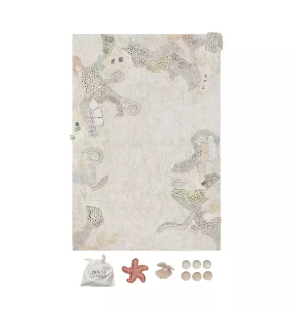 Washable Play Rug Seabed
