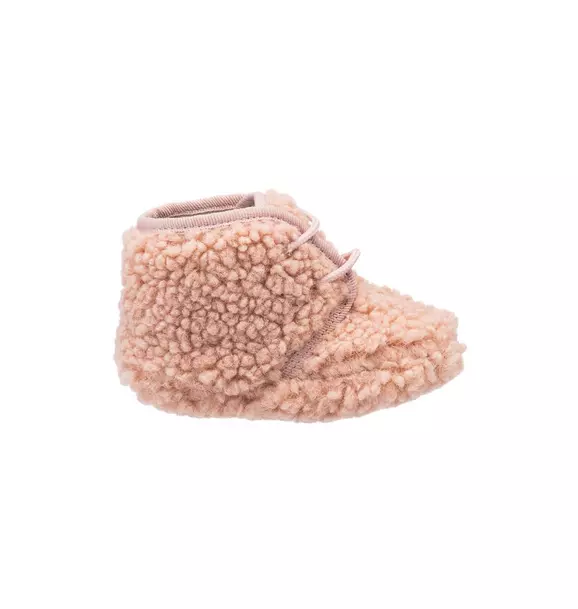 Shearling Baby Bootie Pink
