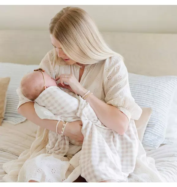 Gingham Swaddle
