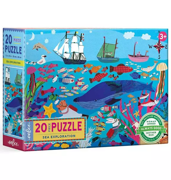 Sea Exploration 20 Piece Big Jigsaw Puzzle for Kids