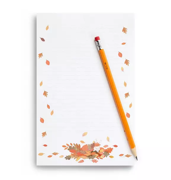 Falling Leaves Notepad