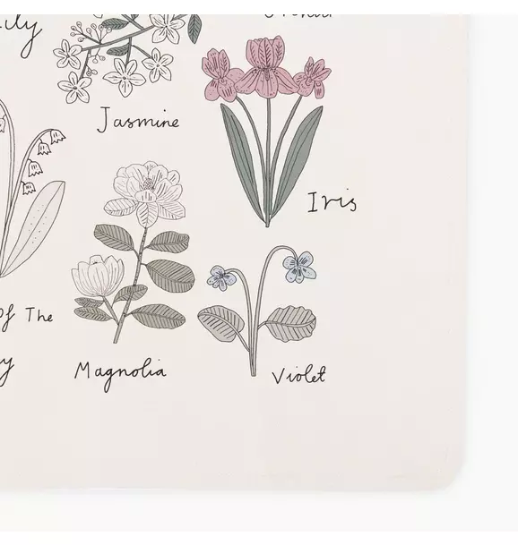 Fleurs Changing Mat