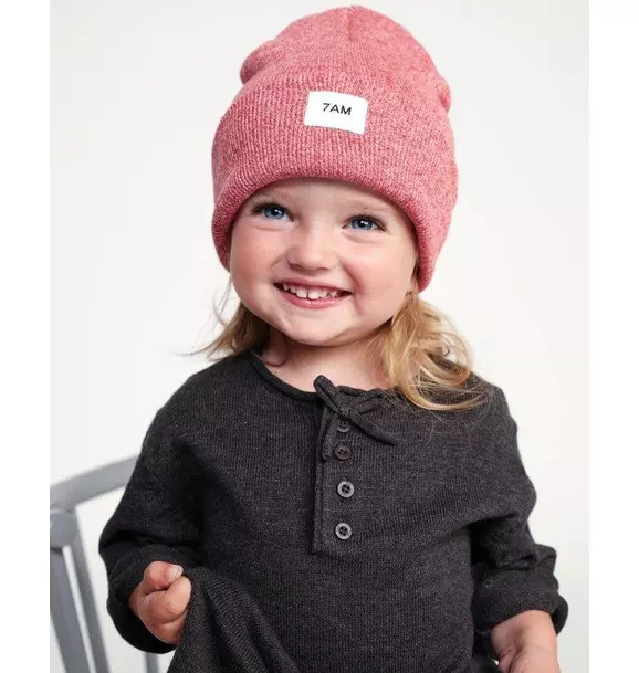 Beanie - Heather - Red