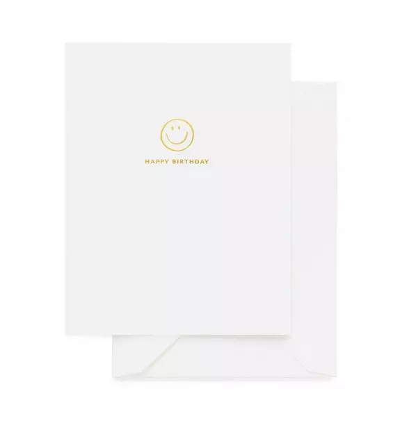 Happy Birthday Smiley Greeting Card