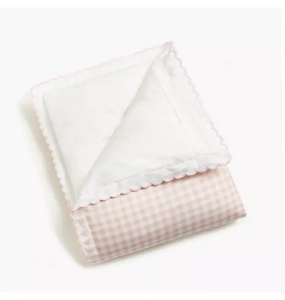 Picnic Gingham Baby Duvet Set - Pink