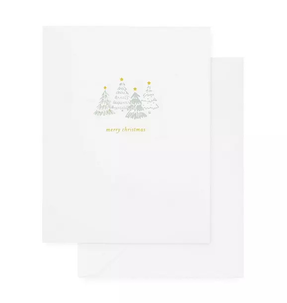 Christmas Trees Holiday Card