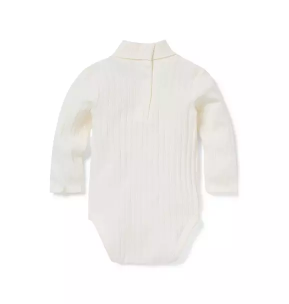 Baby Ribbed Turtleneck Bodysuit
