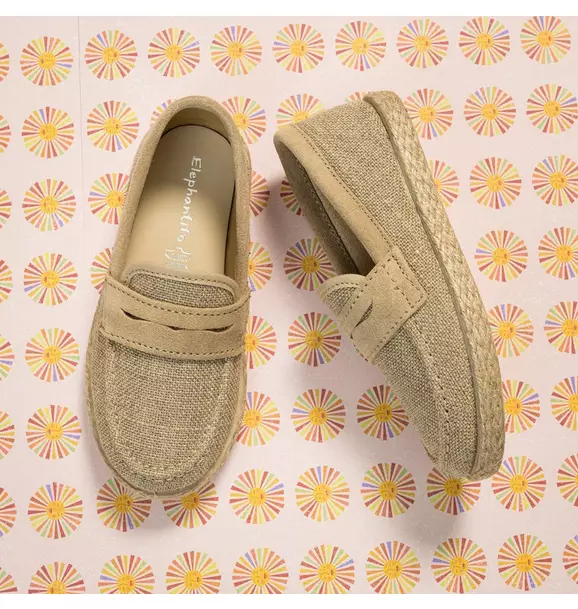 Loafer Espadrille Beige