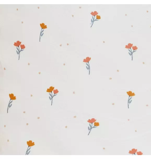 Floral Crib Sheet