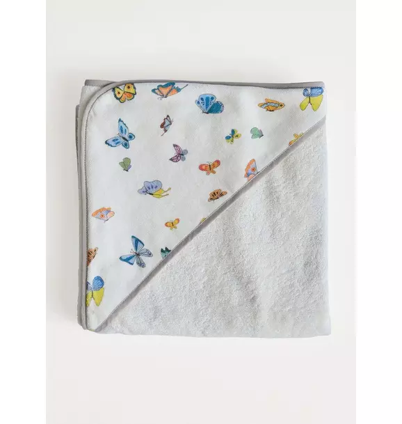 Madame Butterfly Hooded Bath Towel
