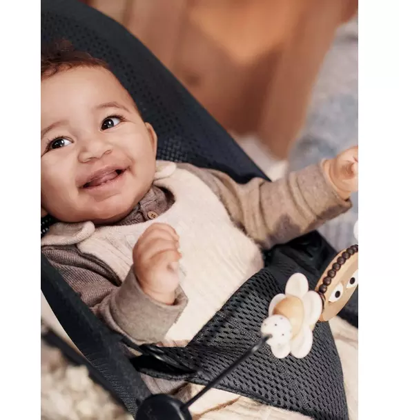 Bouncer Toy: Googly Eyes Black + White