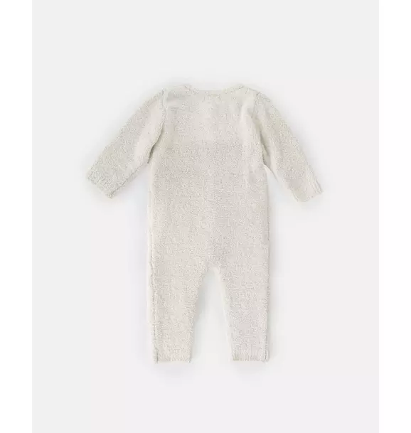 Long Sleeve Jumpsuit Fuzzy - Ecru