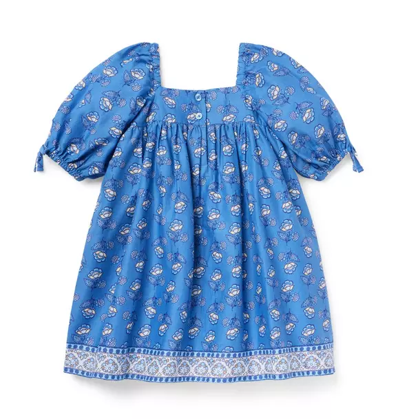 Floral Border Dress