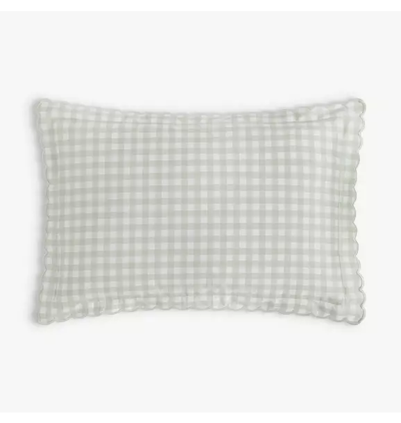 Picnic Gingham Toddler Pillow Set- Green