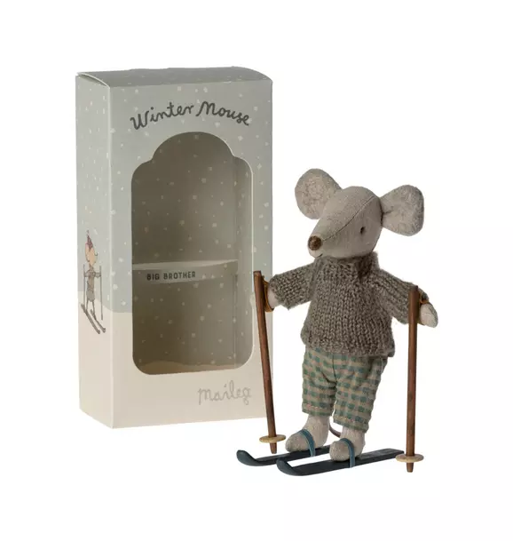 Winter Mouse with Ski Set, Big Brother