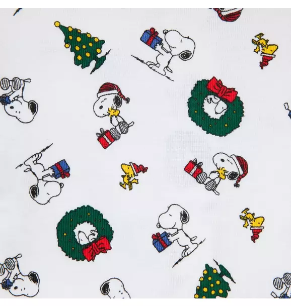Baby Good Night Footed Pajama In Peanuts Holiday