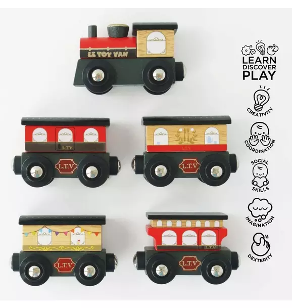 Red Royal Express Train & Carriages