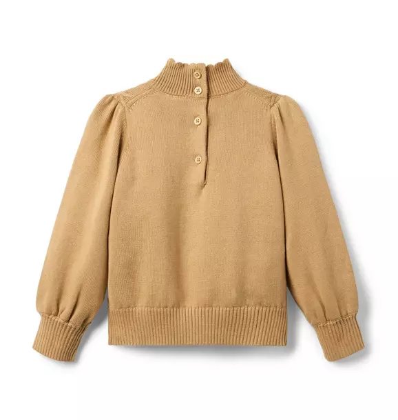 Rose Cable Knit Sweater