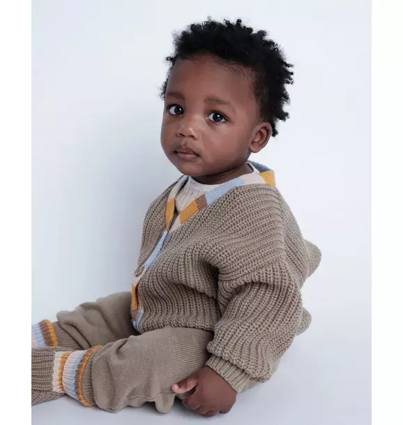 Cardigan Chunky - Olive