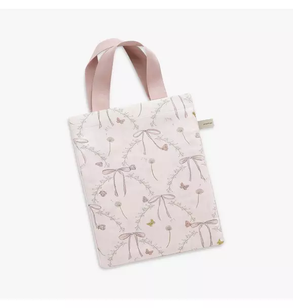 Bows & Butterfly Kisses Crib Sheet - Pink