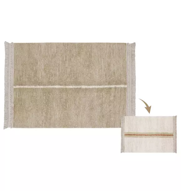 Reversible Washable Rug Duetto Sage