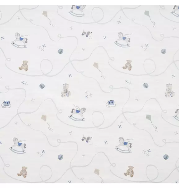 Little Toy Chest Swaddle - Ivory