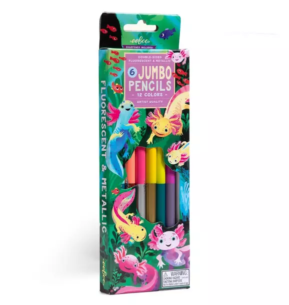 Jumbo Double Pencils: Axolotl