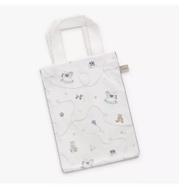 Little Toy Chest Baby Duvet Set - Ivory