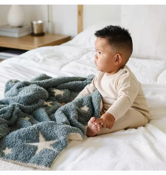 Double Layer Bamboni Blanket in Nightfall
