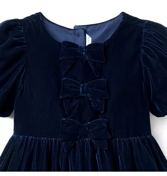 The Velvet Bow Dress