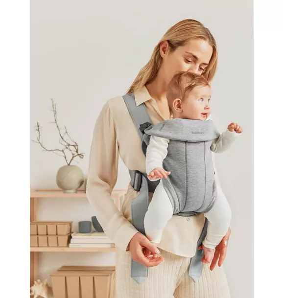 Baby Carrier Mini, 3D Jersey, Light Gray