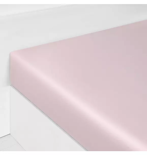 Solid Fitted Twin Sheet - Rose