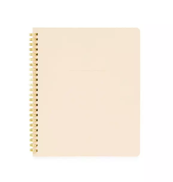Spiral Notebook, Pale Pink